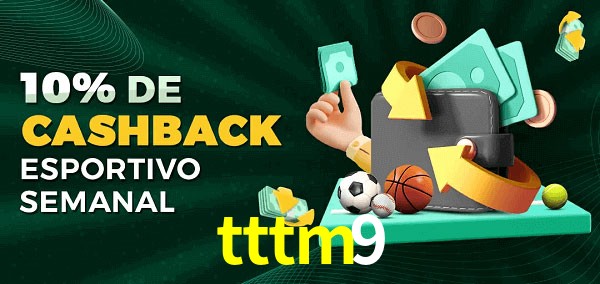 10% de bônus de cashback na tttm9