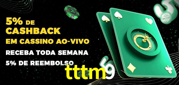 Promoções do cassino ao Vivo tttm9